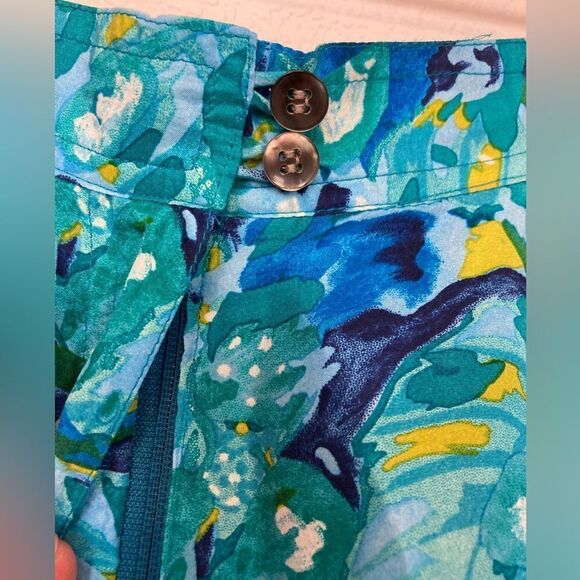 VTG Express silk high waist elastic Bermuda shorts w/original tags/pockets RARE - Picture 2 of 9